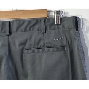 Nike Golf Dri-Fit Tech Pants Flat-Front Dark Grey 472532-021 Sz 35 35x32